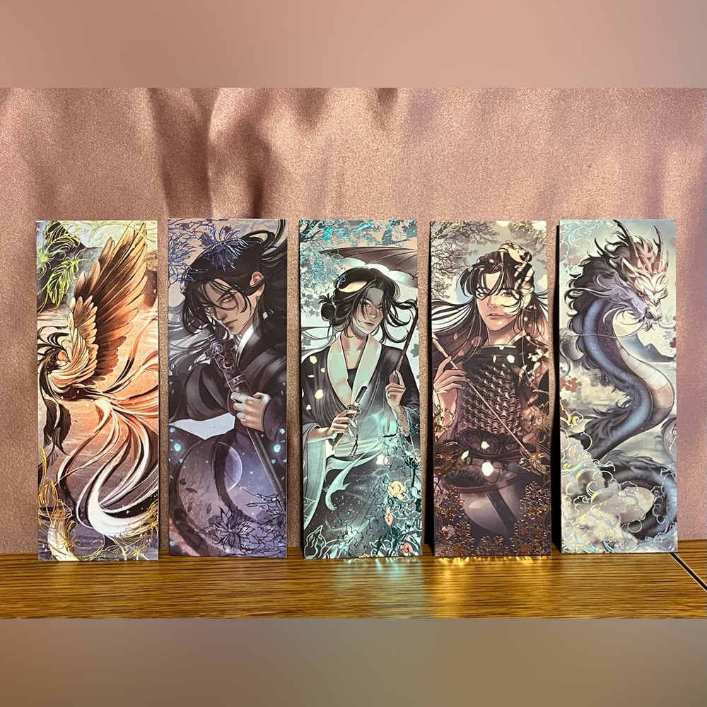 Fairyloot The Night Ends with Fire Bookmarks NWT